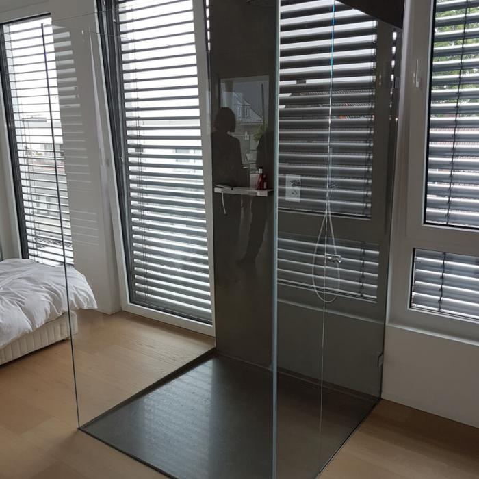 Glashaus Dingden Duschen 040